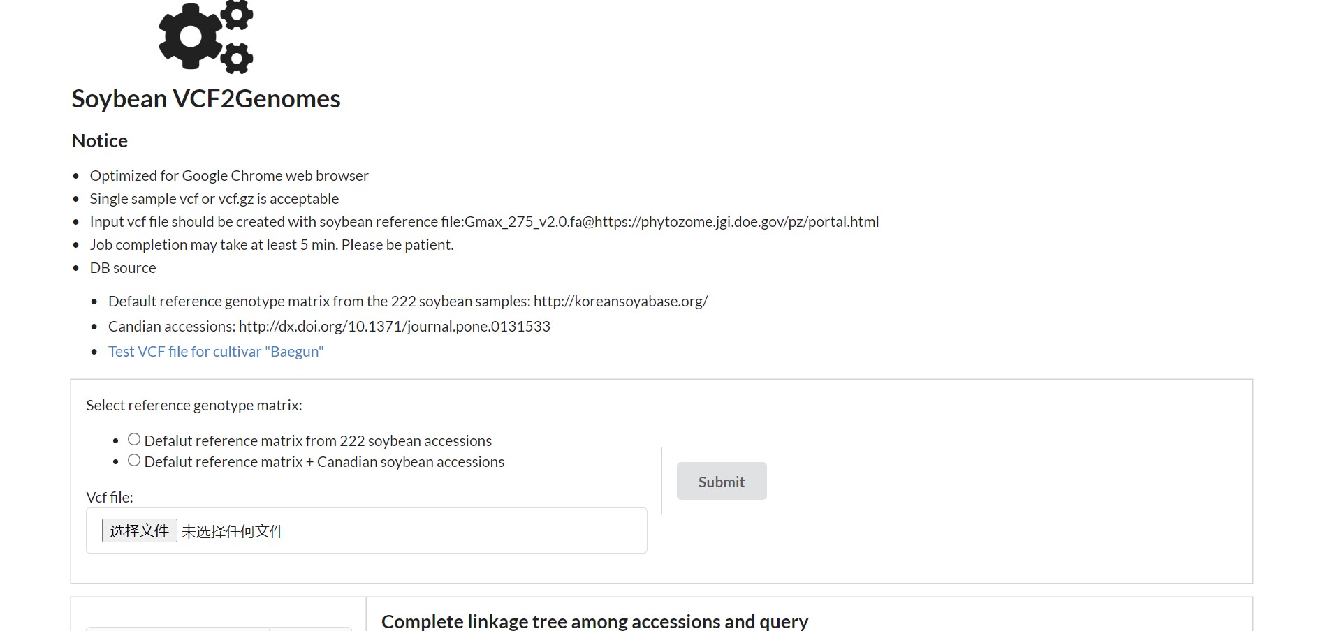 Soybean VCF2Genomes